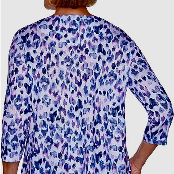 Women's Alfred Dunner Multi Color Pullover Top - Size 1x - Picture 5 of 6